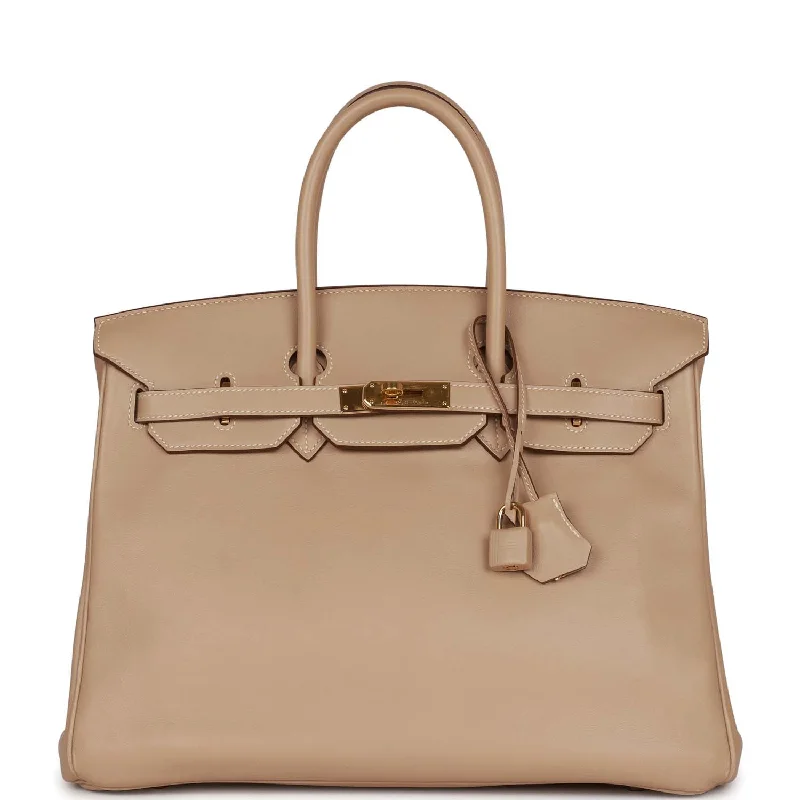 Hermes Birkin 35 Argile Swift Gold Hardware