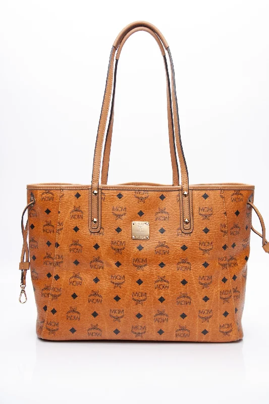 MCM Visetos Liz Reversible Large Tote Bag