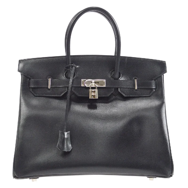 HERMES 1998 BIRKIN 35 Black Box Calf