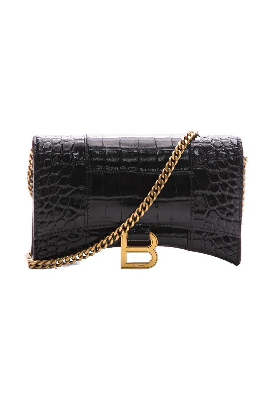 Hourglass Wallet on Chain Bag