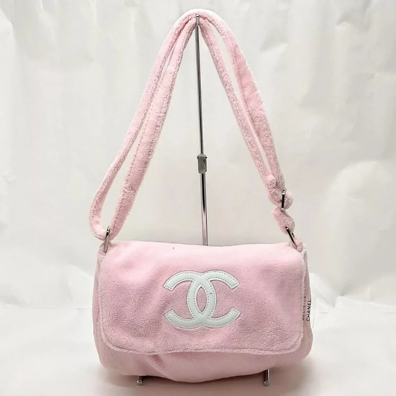 100% Authentic Chanel Shoulder Bag Pink Fur