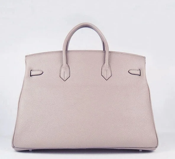 Hermes Birkin 35cm Togo Leather Handbags 6099 Grey Silver