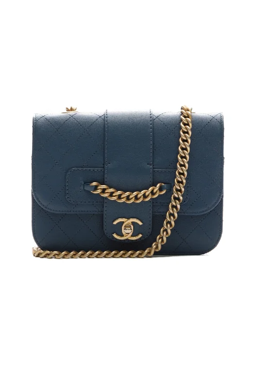 Front Chain Flap Bag