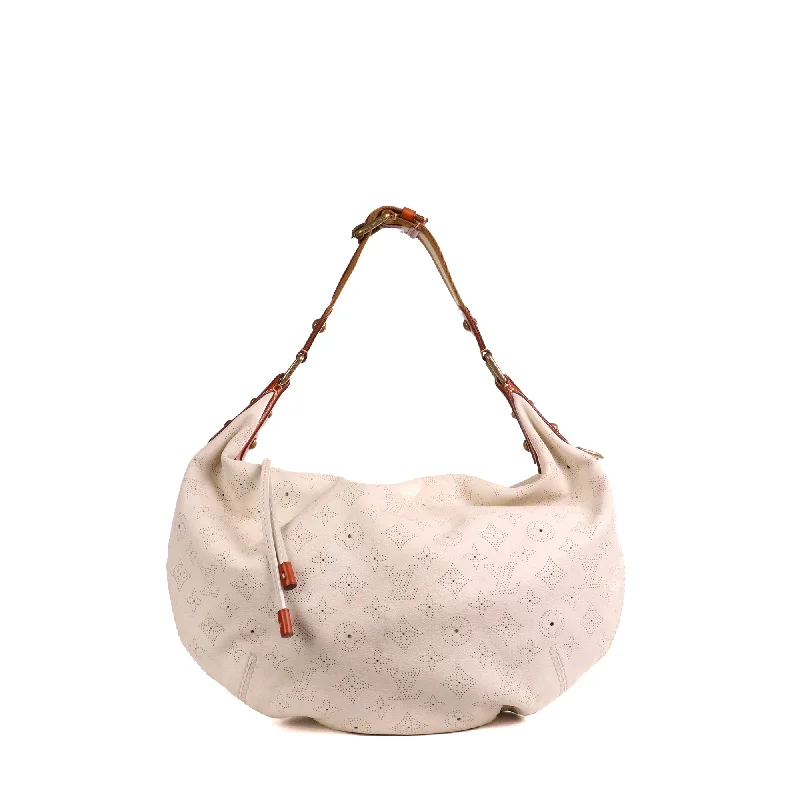 LOUIS VUITTON - Sac à épaule Onatah Louis Vuitton en cuir blanc