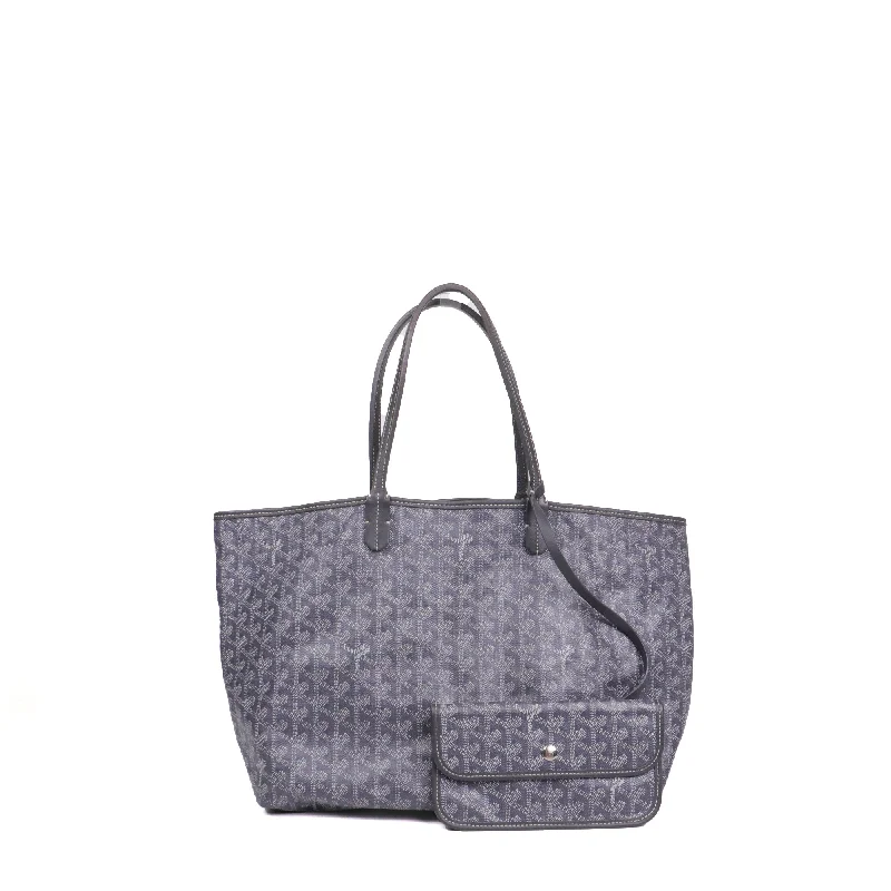 GOYARD - Sac cabas Saint Louis PM Goyard en toile enduite grise